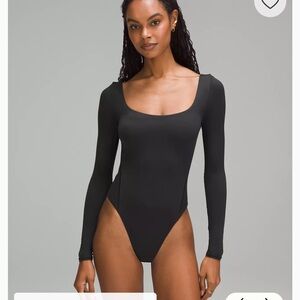 Lululemon Wundermost Ultra-Soft Nulu
Square-Neck Long-Sleeve Bodysuit